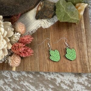 prickly pear dangle earrings
